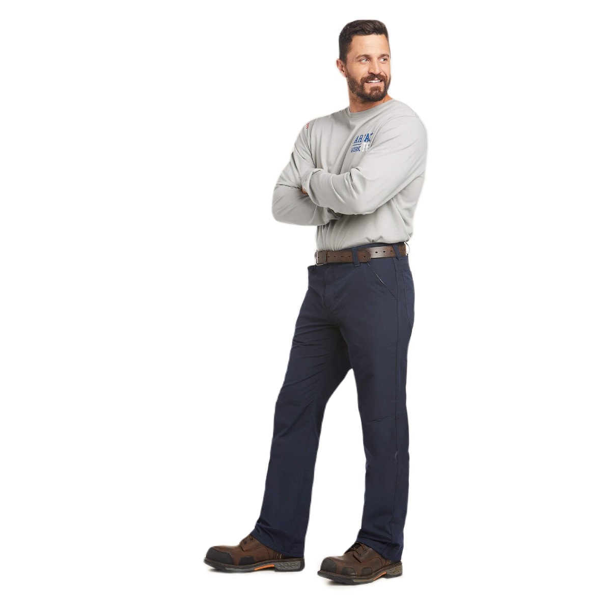 Ariat FR M4 Relaxed DuraLight Ripstop Boot Cut Pant in Navy